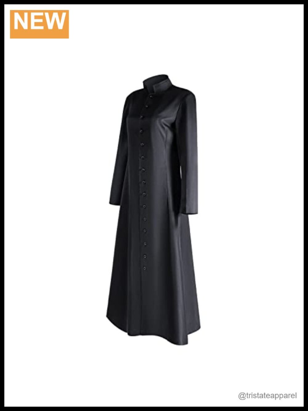 Women's Cassock Robe Choir Clergy Robe Long Sleeve Liturgical